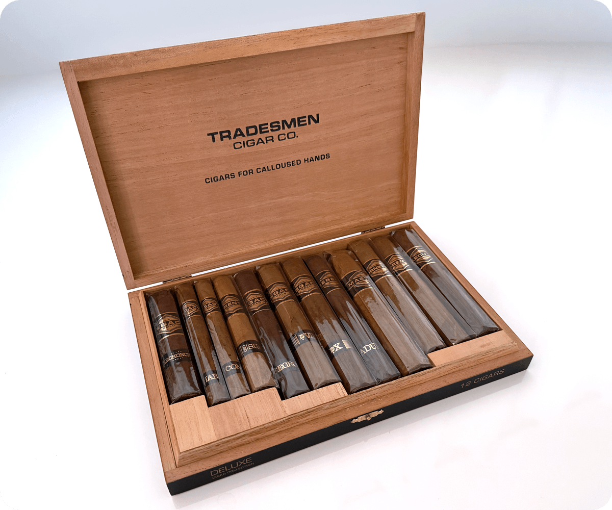 Tradesmen Deluxe Cigar Collection 12-Cigar Box - Image 4